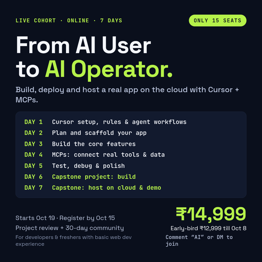 From AI User to AI Operator
